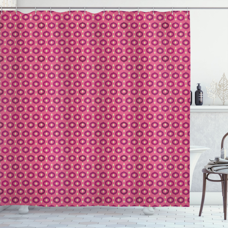 Ogee Motif in Colors Shower Curtain