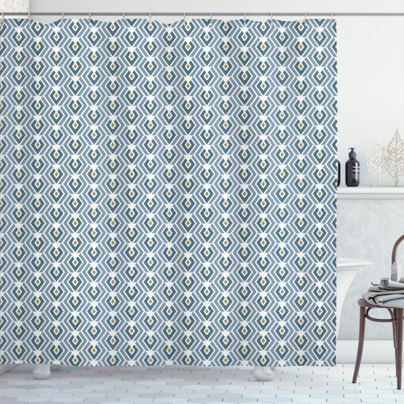 Contemporary Rhombuses Shower Curtain