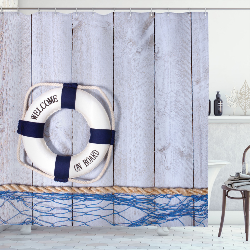 Holiday Seaman Ocean Shower Curtain