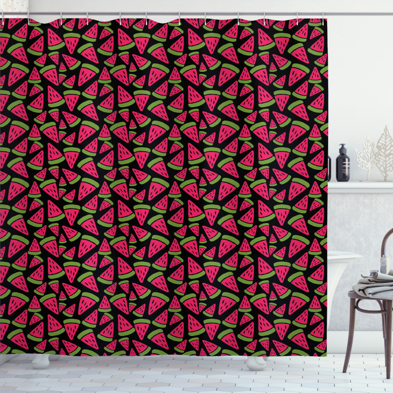 Creative Fruit Slices Shower Curtain