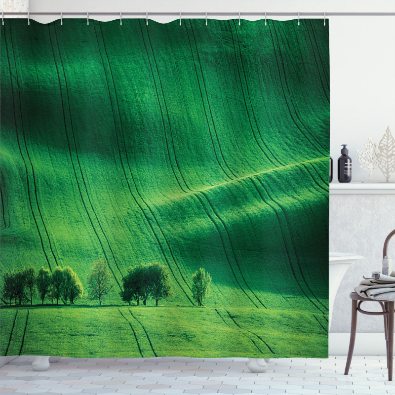 Meadow Fields Hills Shower Curtain