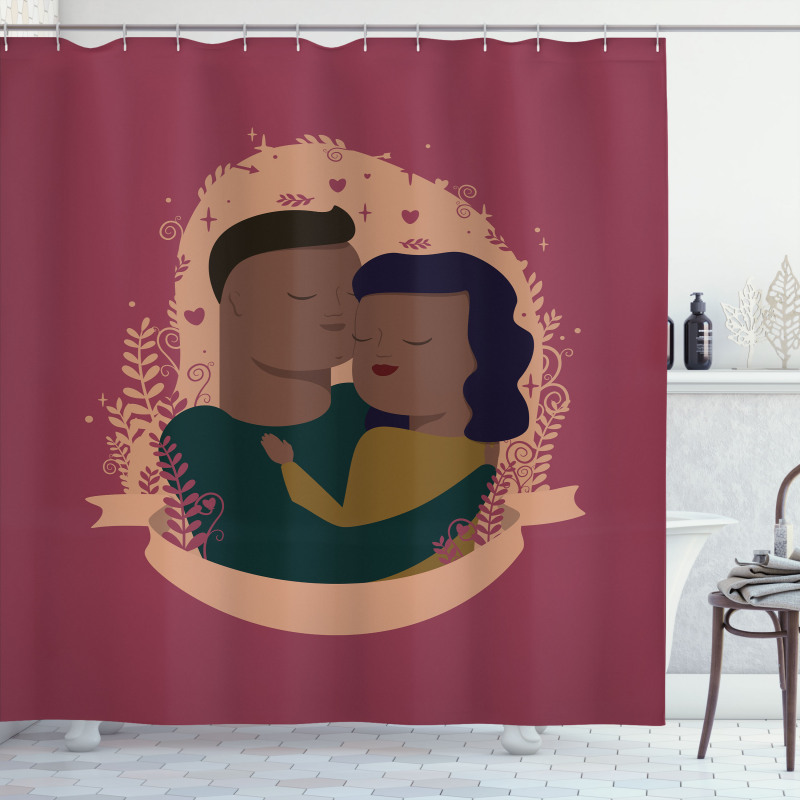 Romantic Family Shower Curtain