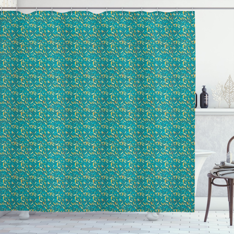 Leaves and Berries Shower Curtain