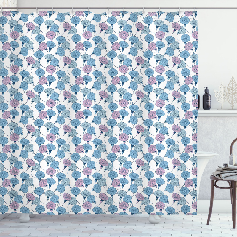 Bindweeds in Spring Shower Curtain