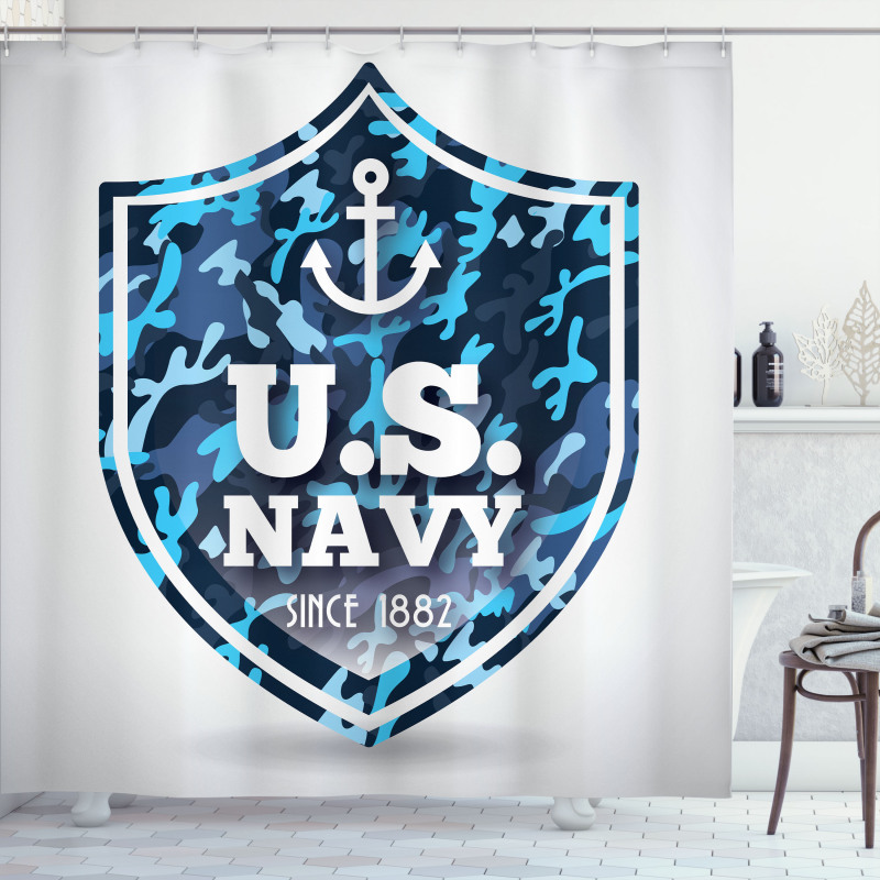 Naval Ship Marine Shower Curtain