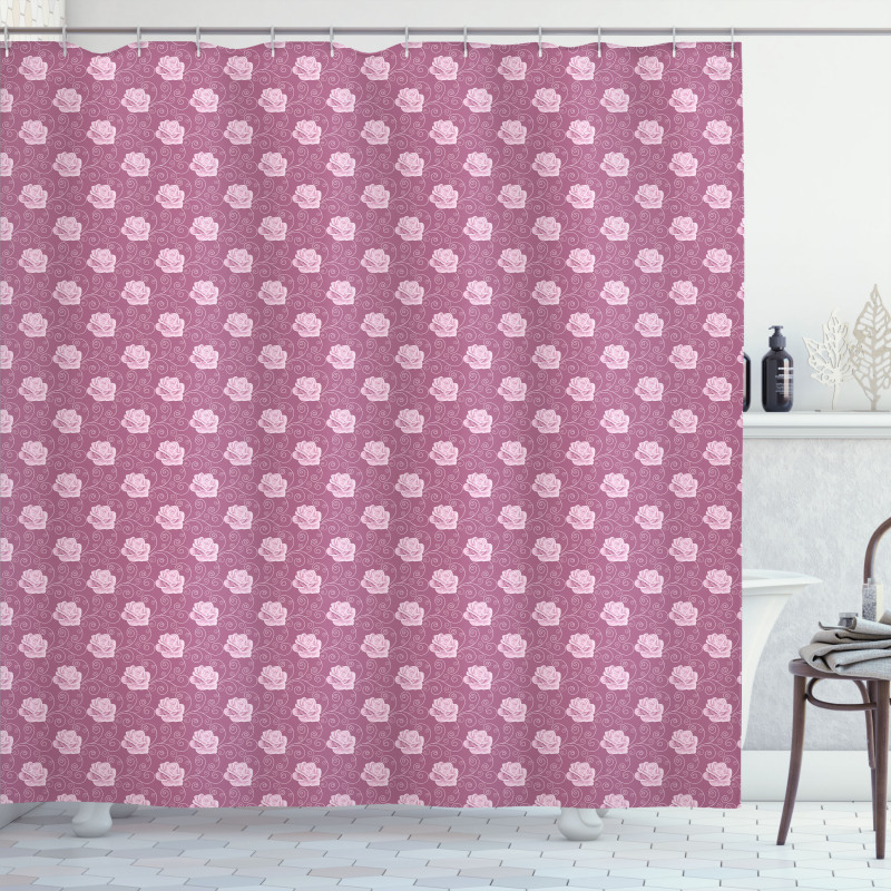 Rose Bouquets Corsage Shower Curtain