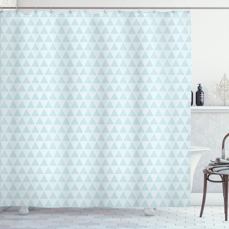 Triangles from Polka Dots Shower Curtain