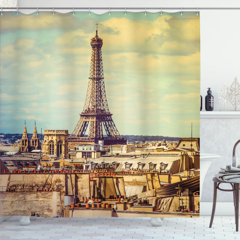 Paris Cityscape Shower Curtain