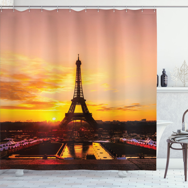 Sun View Old Paris Shower Curtain