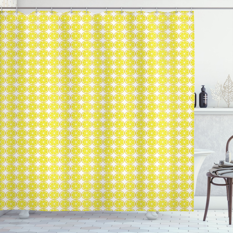 Lemons Citrus Energy Art Shower Curtain