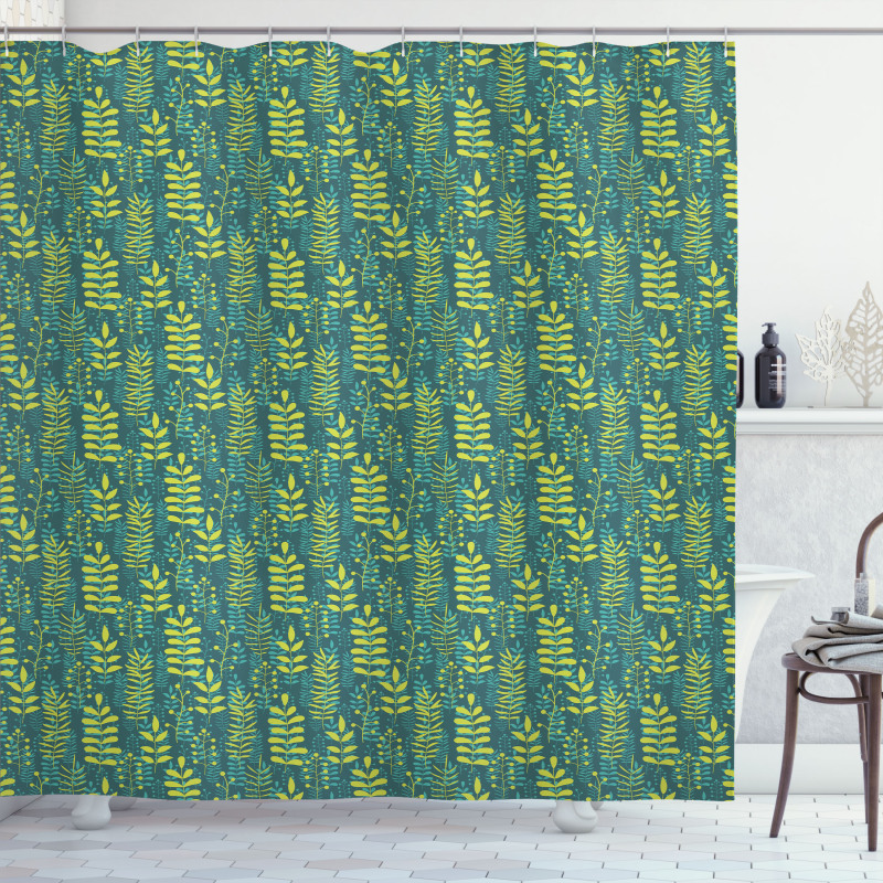 Nature Abstract Branches Shower Curtain