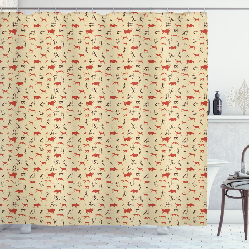 Archery Bull Shower Curtain