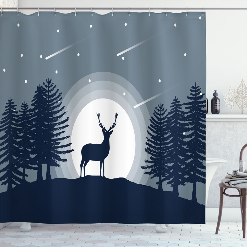 Mystic Wild Animal Shower Curtain