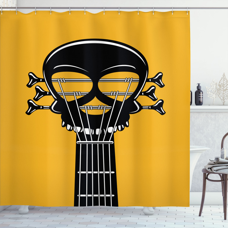 Heavy Tunes Passion Shower Curtain