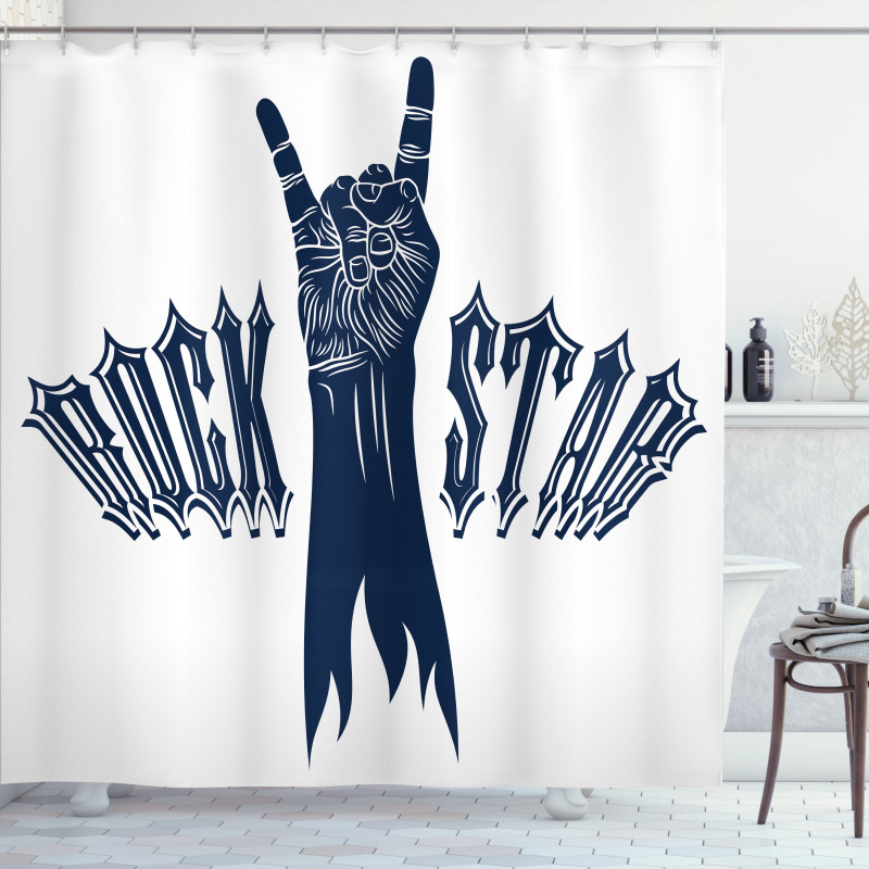 Rock Star Shower Curtain