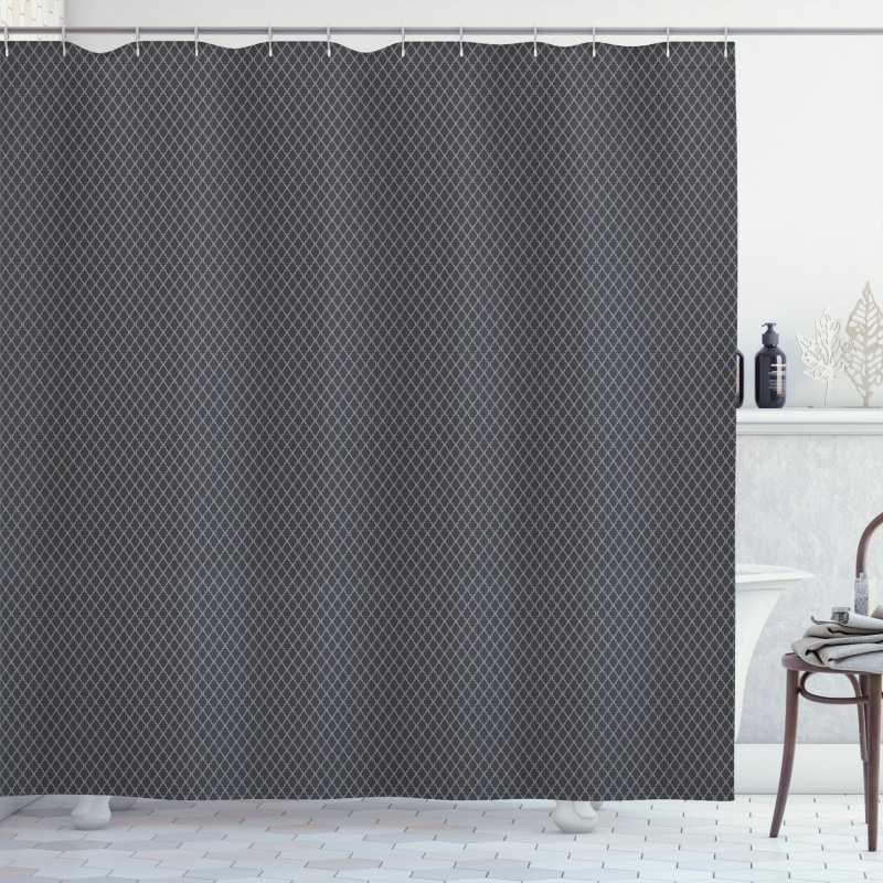 Vintage Trellis Lattice Shower Curtain