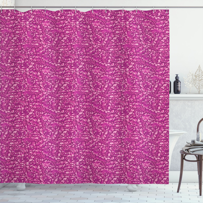 Peony Petals Shower Curtain