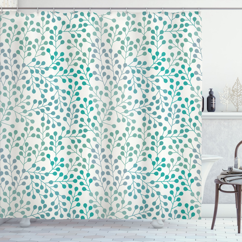 Old Fashion Minimalist Shower Curtain