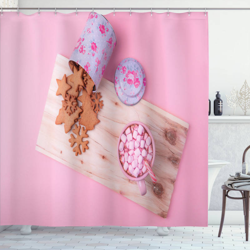 Gingerbread Cookies Coco Shower Curtain