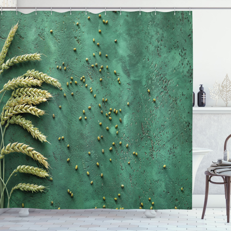 Agriculture Art Wheat Shower Curtain