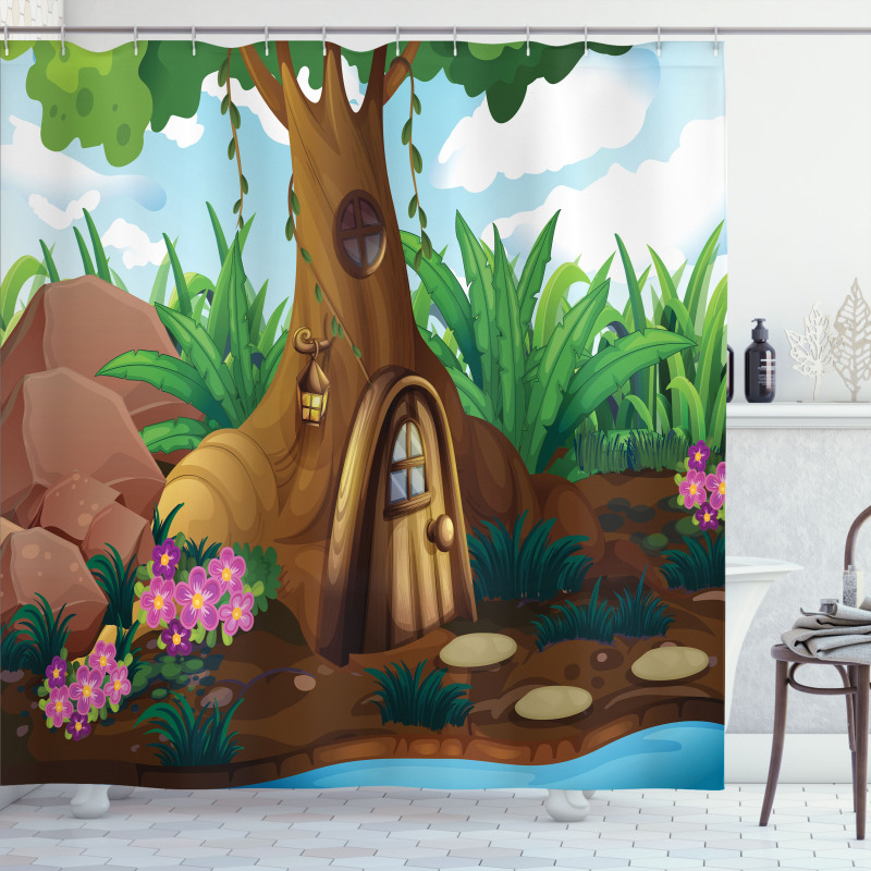 Secret Fairytale Forest Shower Curtain