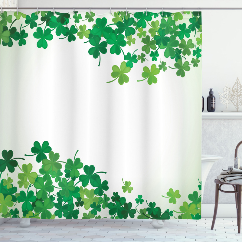 St Patrick's Day Celebration Shower Curtain