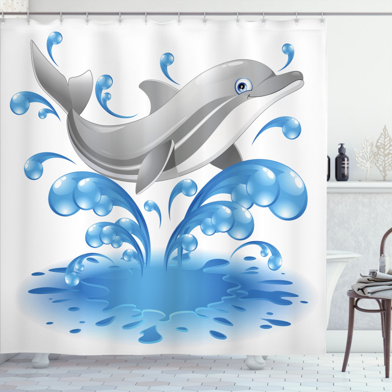 Animal Sealife Cartoon Shower Curtain