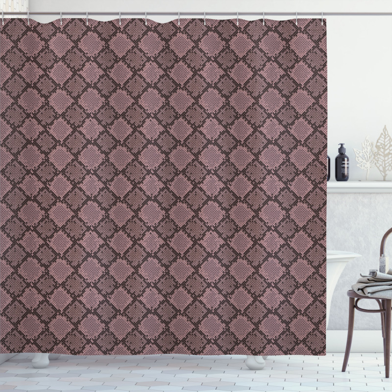 Fashion Type Motif Shower Curtain