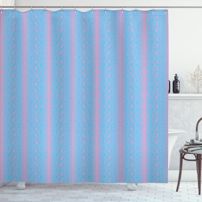 Abstract Reptile Shower Curtain