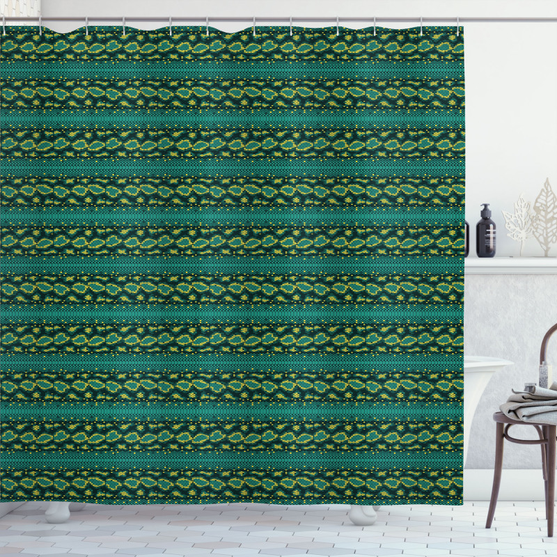 Horizontal Wild Shower Curtain