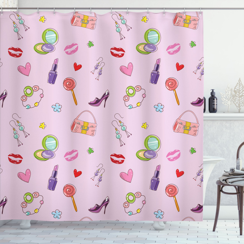 Flora Fashion Lollipop Shower Curtain