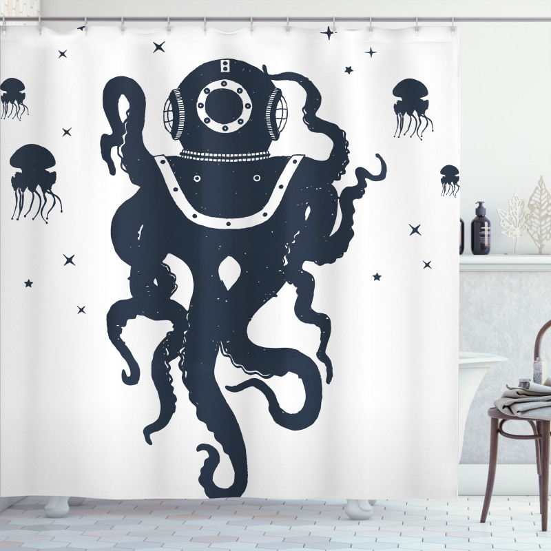 Octopus Costume Shower Curtain