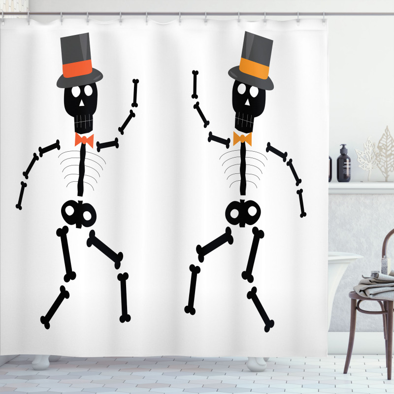 Halloween Fun Hat Shower Curtain