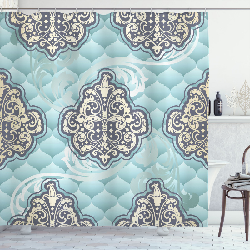 Rococo Era Designs Shower Curtain