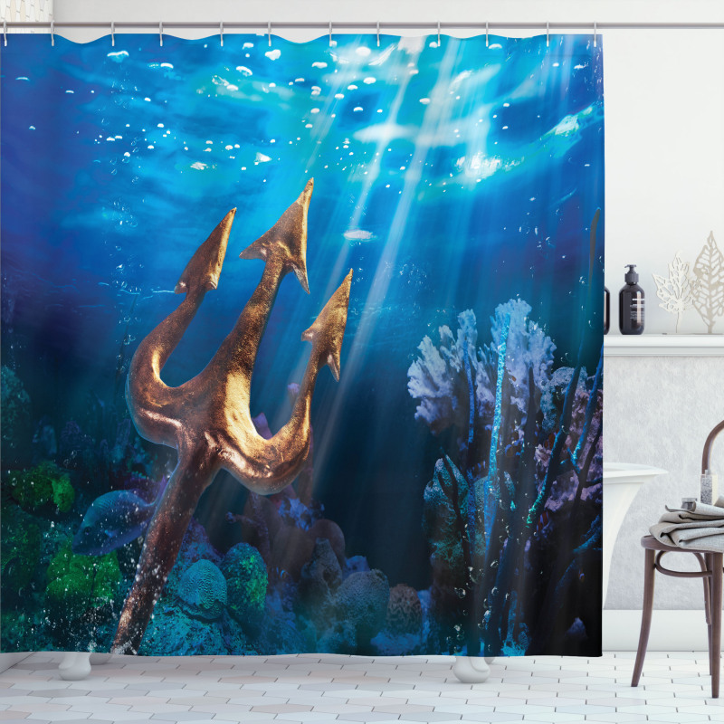 Trident Underwater Shower Curtain