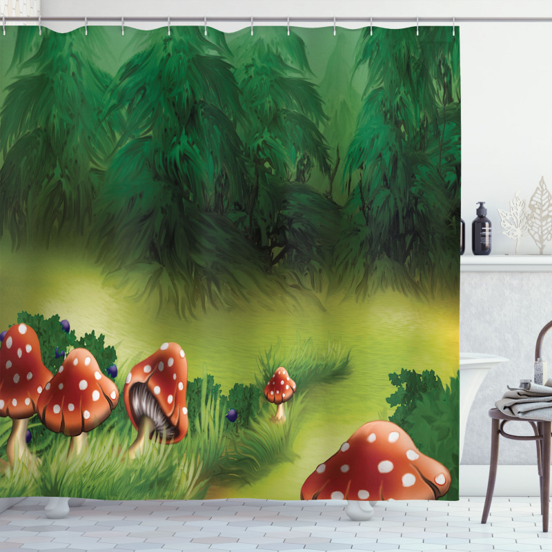 Wild Magic Wonderland Shower Curtain