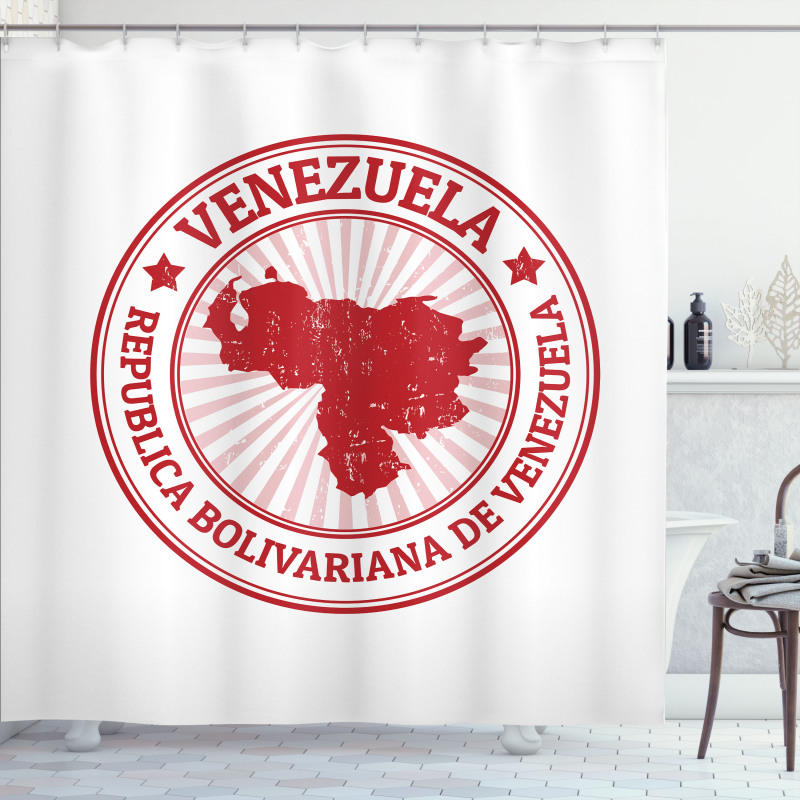 Republica Bolivariana Shower Curtain