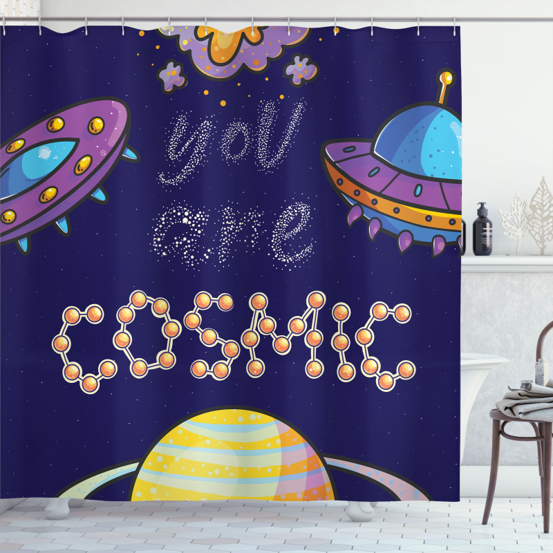 You are Cosmic Galactic Shower Curtain