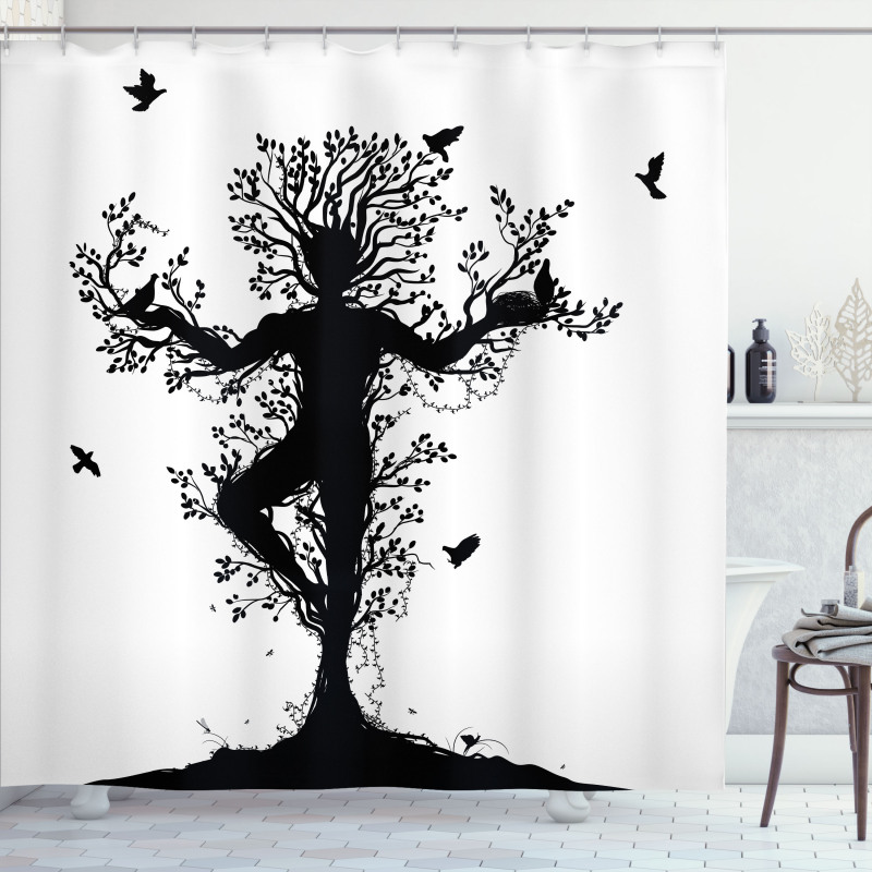 Forest Spirit Art Shower Curtain