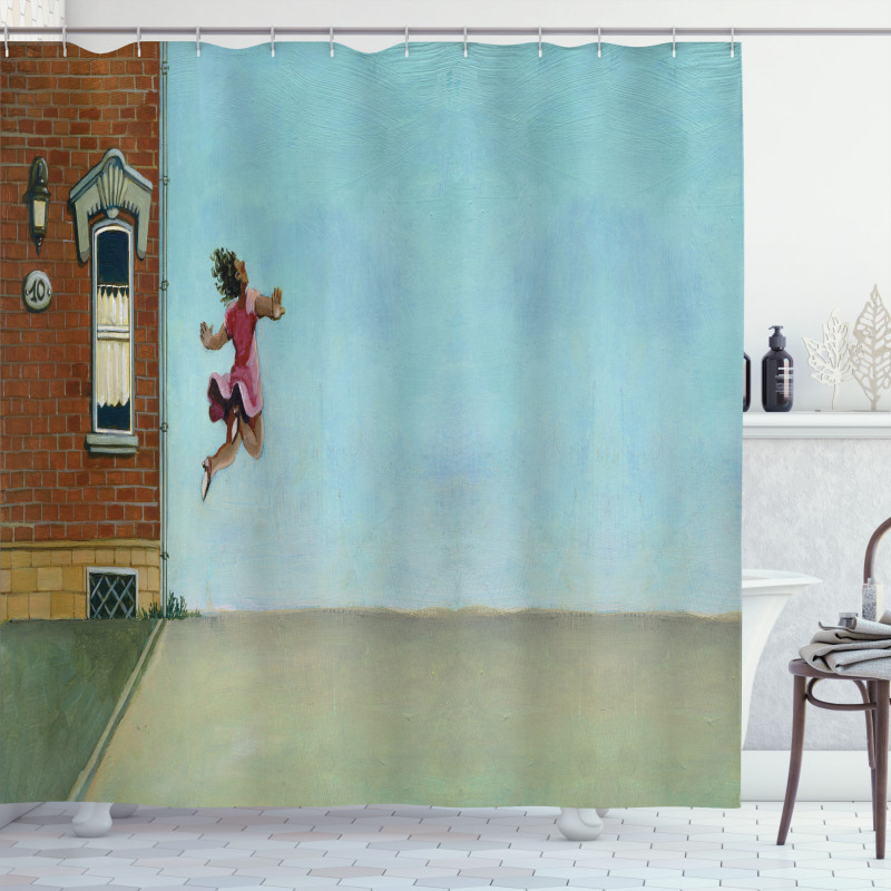 Life Contrast Art Shower Curtain