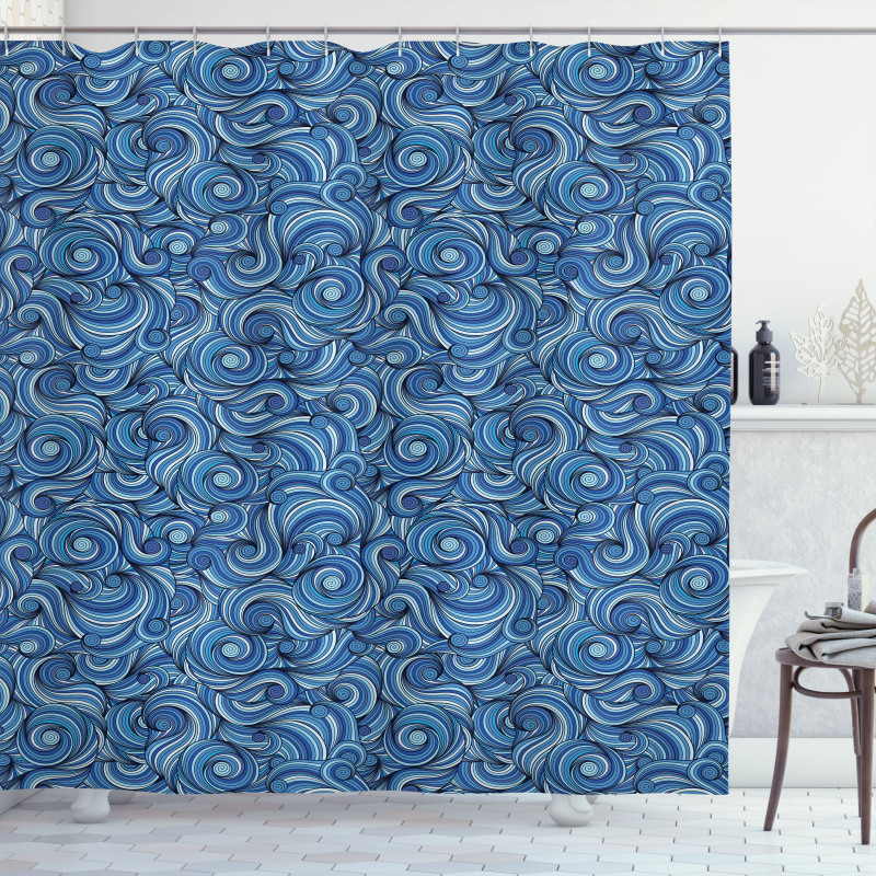 Zentangle Exotic Shower Curtain
