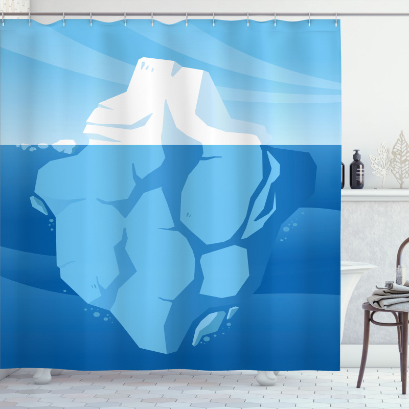 Tip of Frosty Form Showing Shower Curtain