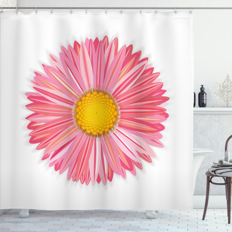 Pinkish Macro Petal Shower Curtain