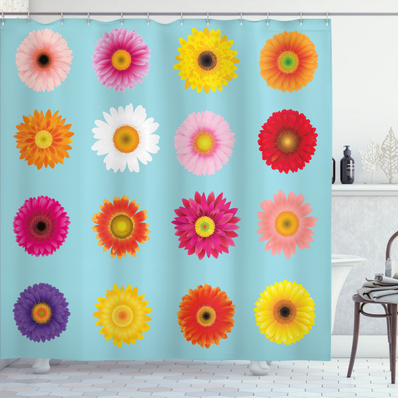 Blooms Flowers Shower Curtain