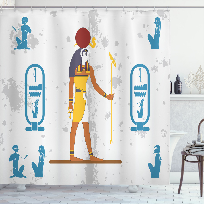 Historical Ancient Figures Shower Curtain