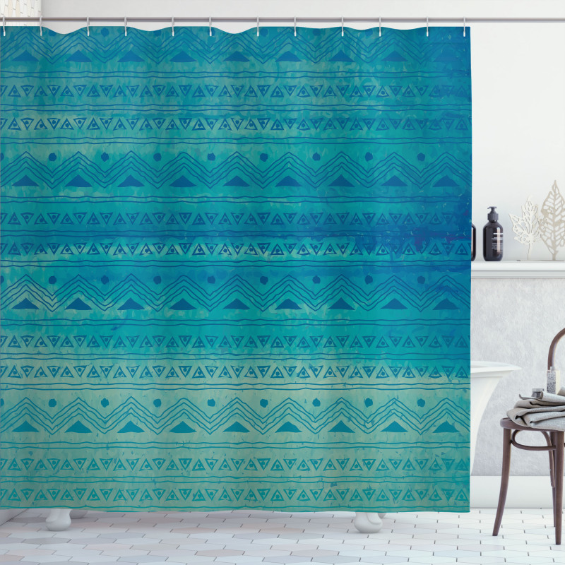 Creative Triangles Shower Curtain