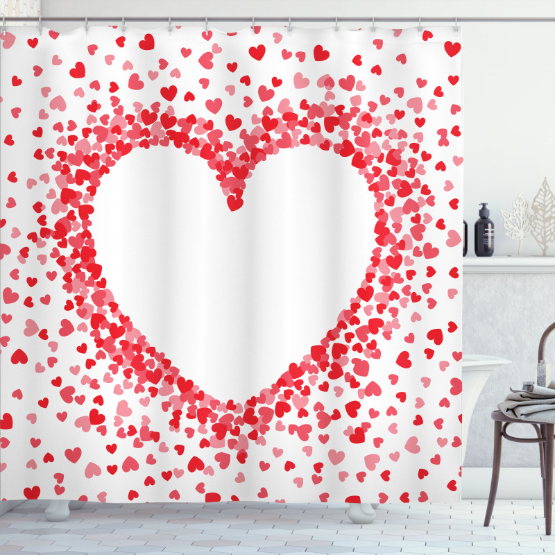 Tiny Hearts Shower Curtain