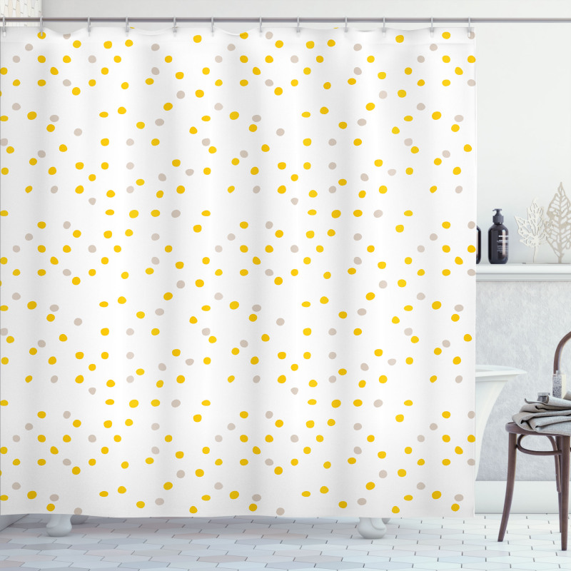 Random Mini Spots Shower Curtain