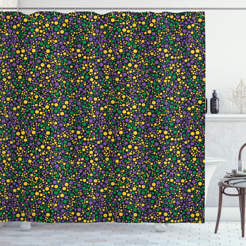 Colorful Spots Shower Curtain