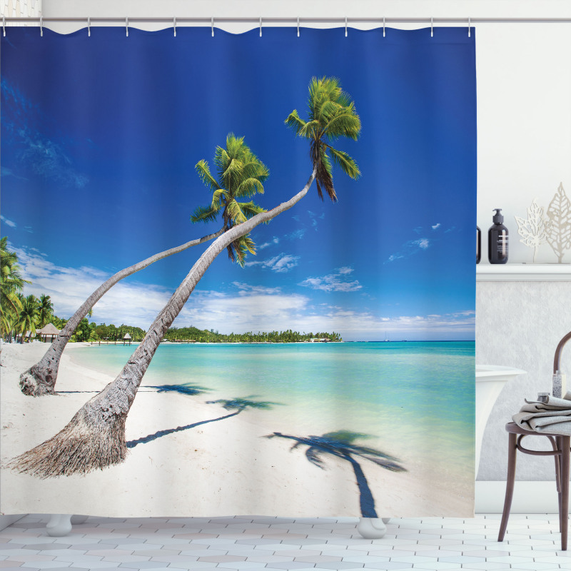 Trees Hanging Above a Lagoon Shower Curtain